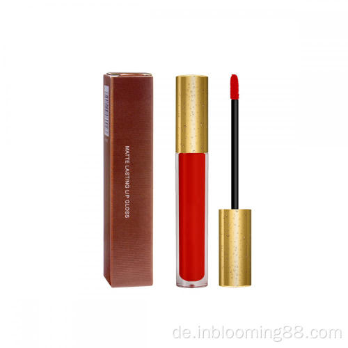 Lipgloss pigmentiertes Lippen Make -up Matte flüssiger Lippenstift